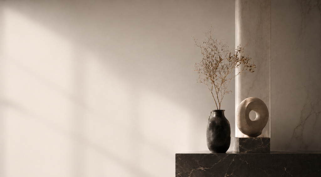Showcase background vignette